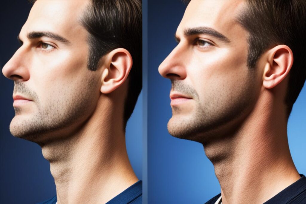 identifying neck fat